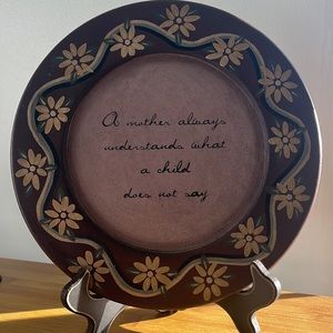 Mothers Day Decorative Plate & Stand